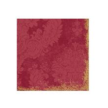 Duni 174230 Royal Bordeaux szalv&eacute;ta, 40x40cm, 4 r&eacute;teg, 1/4 hajtott, 50db/csom term&eacute;kfot&oacute;