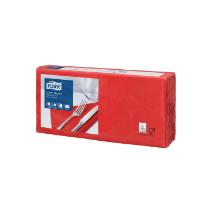 Tork 477210 napkin 33x33 cm, 2 layers, red, 200 sheets/pack product photo