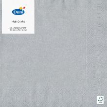 Duni 105805 tissue szalv&eacute;ta, ez&uuml;st, 33x33cm, 3 r&eacute;teg, 20db/csomag term&eacute;kfot&oacute;