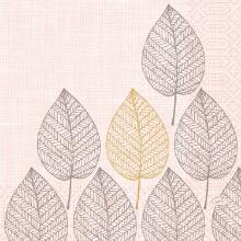 Duni 208438 Aspen napkin, 33x33 cm, 3-ply, 50 pcs/pack (A) product photo