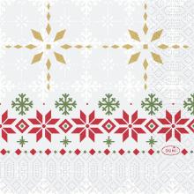 Duni 200801 Tissue Tradition napkin, 24x24 cm, 3-ply, 50 pcs/pack (C) product photo