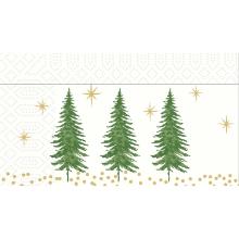 Duni 211751 Tissue Humble trees recycled napkins, 33x33cm, 300 pcs/pack (C) product photo