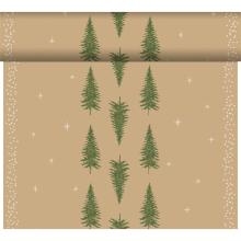 Duni 211517 Bio Dunicel Téte-á-téte table runner, Humble trees, 0.4x24 m (C) product photo
