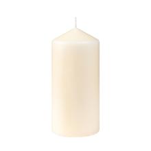 Duni 148440 Wicker candle 130x60mm, cream 6pcs/set product photo