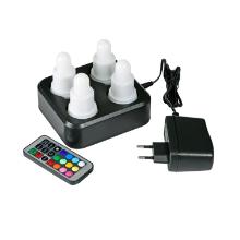 Duni 176506 Multicolor 4-pc LED candle set product photo