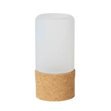 Duni 183188 Hope brown/white glass candle holder, 140x70mm product photo