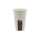 Pap&iacute;rpoh&aacute;r feh&eacute;r 400ml &Oslash;90mm SUP log&oacute;val (EU MULTI) term&eacute;kfot&oacute;
