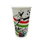Paper cup 500 ml - football - &Oslash;90mm with SUP logo (EU MULTI) product photo