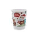 Karácsonyi SUP multi duplafalú papírpohár 250ml, Ø80mm termékfotó