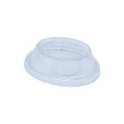 Cup with conical lid, clear /crowned, elevated/ product photo