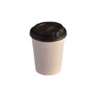 DISCONT.!! PS black cup lid with drinking hole Ø85mm for 300 ml paper cup KDL10 product photo