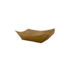 begreen boat-shaped tray brown ecokraft 138x100x35mm 220ml product photo