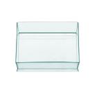ACU13C Crystal cubik plate, v&iacute;ztiszta n&eacute;gyzet alak&uacute; t&aacute;lca, 13x13x1,5cm term&eacute;kfot&oacute;