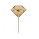Steak marking stick 95 mm - WELL - well done product photo