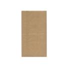 Ablak nélküli papírtasak, barna, kraft, 140+2x50x250mm, 35gr termékfotó