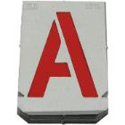 Letter stencil set 50 mm product photo