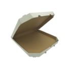 Pizzadoboz 350x350x30mm feh&eacute;r-barna, nyomatlan term&eacute;kfot&oacute;