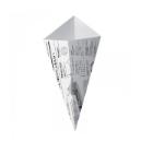 Potato triangle box - Newspaper shaped - 430 ml 195x160 mm paper product photo