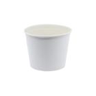 Paper bucket + paper lid - white - 2600 ml product photo