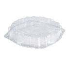 Cake box with attached lid Ø190 mm H:100 mm PET clear product photo