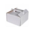 Cake box paper, with handle 19x19x12cm product photo