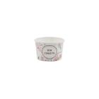 Fagyis pap&iacute;rt&eacute;gely - Ice Cream - 130 ml &Oslash;75 mm term&eacute;kfot&oacute;