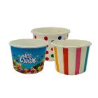 begreen fagyis papírtégely, standard mintával, 130 ml, Ø75xØ60x52 mm termékfotó
