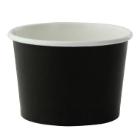 Papírtégely - fekete - 130 ml Ø74 mm (21500047) termékfotó