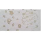 White fine packaging - Perga with cookie pattern - GOLD 60x80 cm 10kg/cs product photo