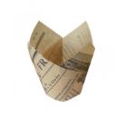 Muffin pap&iacute;r - Tulip - 175 x 175 x 55 mm barna &uacute;js&aacute;g mint&aacute;zat&uacute; term&eacute;kfot&oacute;