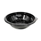 Salátás tál, fekete PET Ø140mm M:45mm 400ml (tető: C00490) termékfotó