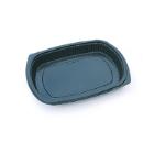 Grand Chef ovális tálca 1 részes PP fekete 255x185x35mm CV80M termékfotó