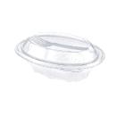 Egybefedeles ov&aacute;lis t&aacute;lka villatart&oacute;val 500 ml PET - 190x119x70 mm (Hotform) term&eacute;kfot&oacute;