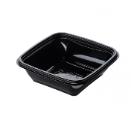 Dishy square bowl PET black 125x125x38mm 250ml (lid: 22200100) product photo