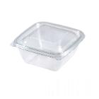 Dishy square bowl PET clear 125x125x52mm 375ml product photo