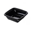 Dishy sz&ouml;gletes t&aacute;l PET fekete 125x125x52mm 375ml term&eacute;kfot&oacute;