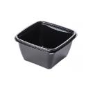 Dishy square bowl PET black 125x125x66mm 500ml product photo