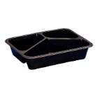Mosaic bowl PP 3 parts black 560+340+250ml 227x178x50mm (D-9420C) product photo