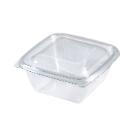 Dishy szögletes tál PET víztiszta125x125x38mm 250ml(tető:22200258) új kiszerelés termékfotó