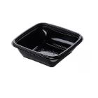 Dishy szögletes tál PET fekete 125x125x52mm 375ml (új kiszerelés) termékfotó