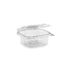 Square bowl with lid 250ml PP transparent product photo