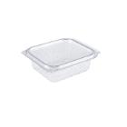 With attached lid square box 127x115x45mm 250 ml PET (Hotform) product photo
