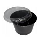 KIÁRUSÍTÁS Öntetes alj 80 ml PP fekete K-708 (GuillinPL) (tető: 22400097) termékfotó