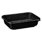 F&oacute;li&aacute;zhat&oacute; gasztro t&aacute;lca PP fekete 187x137x18mm 350 ml (GuillinPL) (tető:W2/601) term&eacute;kfot&oacute;