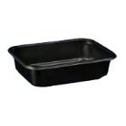 Foil PP tray, 1 piece, black, 178x227x42,5 mm product photo