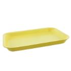 Foam tray 70/A yellow 180x135x24mm product photo