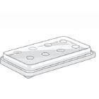 Tető paradicsomos edényre perforációval 248x160x25mm termékfotó