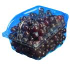 RPET Fruit basket with lid clear 184x141x130mm (GR130) product photo