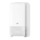 Tork 557500 duplatekercses Mid-size WC papír adagoló, fehér, műanyag (T6) termékfotó