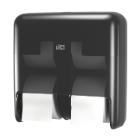 Tork 558052 OptiServe 4 roll toilet paper dispenser without inner core black T7 product photo